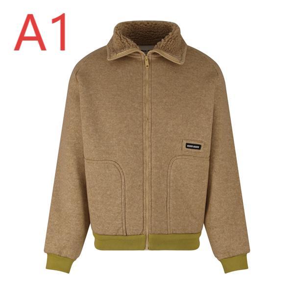 MIUMIU ミュウミュウ 偽物 2025秋冬 ナチュラル 保温性 ベージュ ジャケット おすすめ