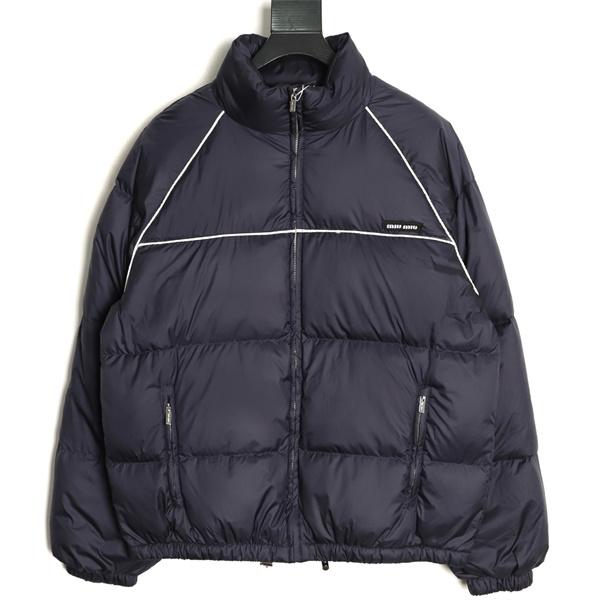 MIUMIU ミュウミュウ コピー 2025秋冬 防寒重視 スポーティー ネイビー ダウンジャケット