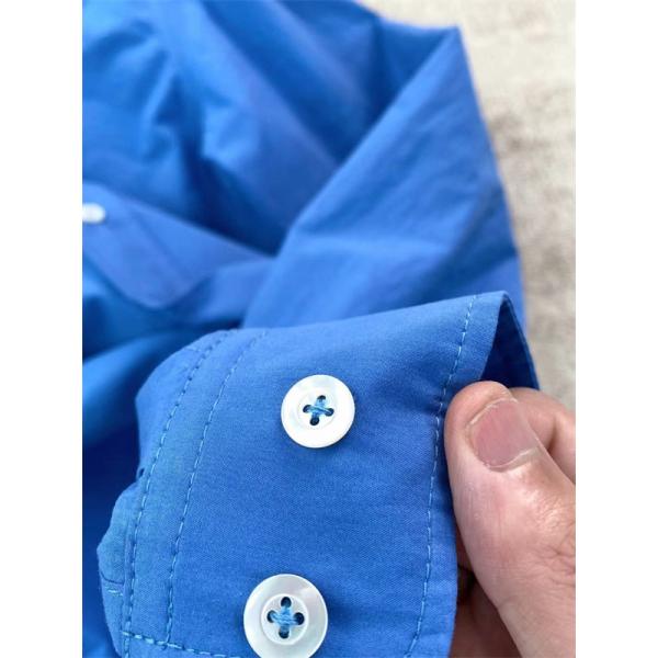 2025秋冬 きれいめ 軽やか素材 ブルー MIUMIU ミュウミュウ スーパーコピー シャツ トレンド