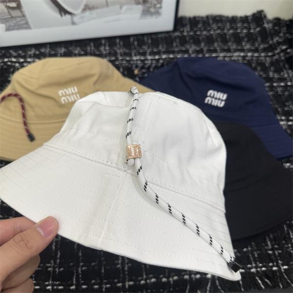 2025秋冬 軽やかコーデ ロゴデザイン MIUMIU ミュウミュウ コピー バケットハット
