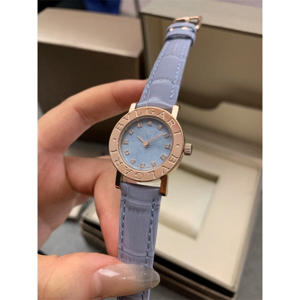 BVLGARI ブルガリ コピー クォーツムーブメント 防水 26mm レディース向け ダイヤモンドインデックス