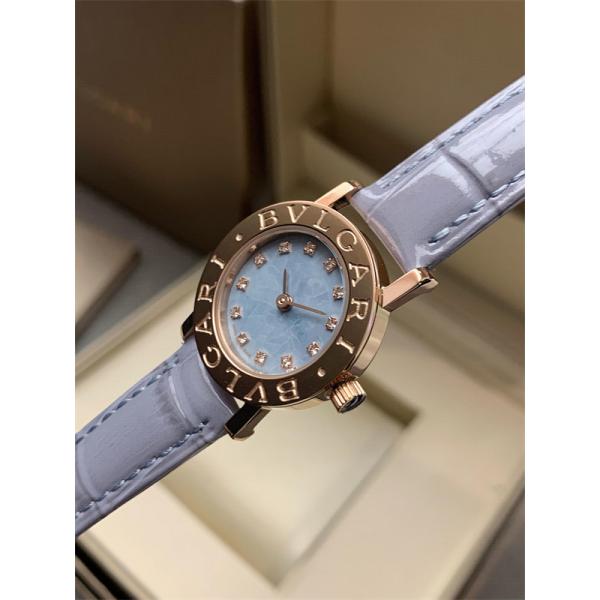 BVLGARI ブルガリ コピー クォーツムーブメント 防水 26mm レディース向け ダイヤモンドインデックス
