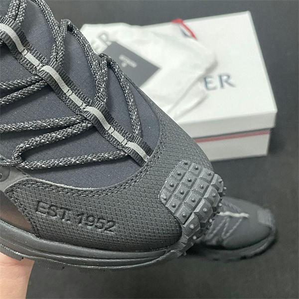 MONCLER メンズ／レディース ロゴ トレイルスニーカー 厚底 グリップソール 軽量 クッション性 アウトドア＆タウンユース対応