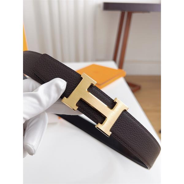 ❤エルメスベルトコピー☆Hermès人気ファッション 100％品質保証3.2cmメンズコーヒー色希少新作