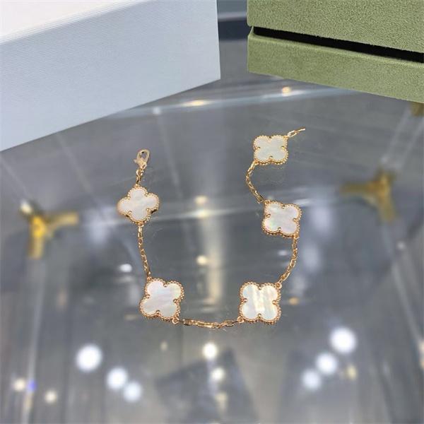 ブレスレット ホワイト シェル調 ゴールド 定番 クラシカル VCA ヴァン ヴァン クリーフ＆アーペル スーパーコピー