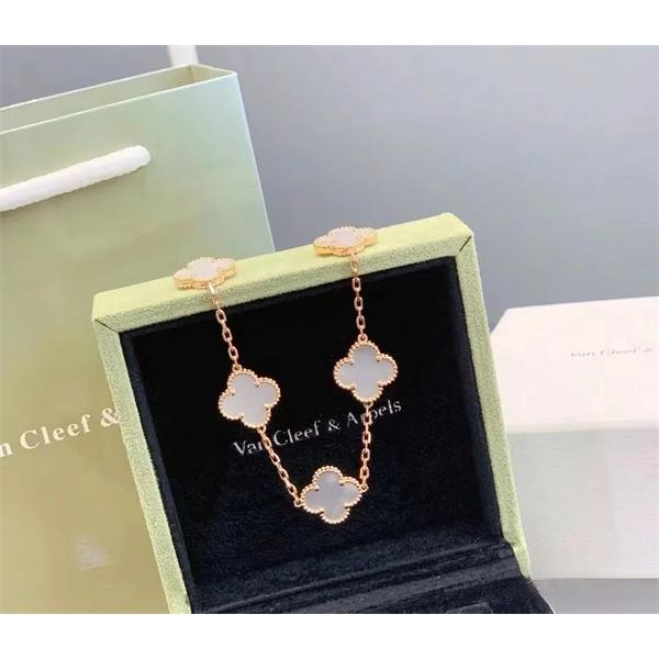 ブレスレット ホワイト シェル調 ゴールド 定番 クラシカル VCA ヴァン ヴァン クリーフ＆アーペル スーパーコピー