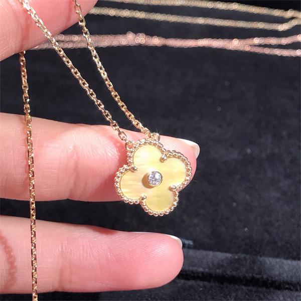 ネックレス VCA ヴァン ヴァン クリーフ＆アーペル コピー シェル調 ゴールド 高级 プレミアム 仕上げ