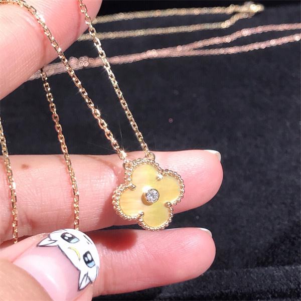 ネックレス VCA ヴァン ヴァン クリーフ＆アーペル コピー シェル調 ゴールド 高级 プレミアム 仕上げ