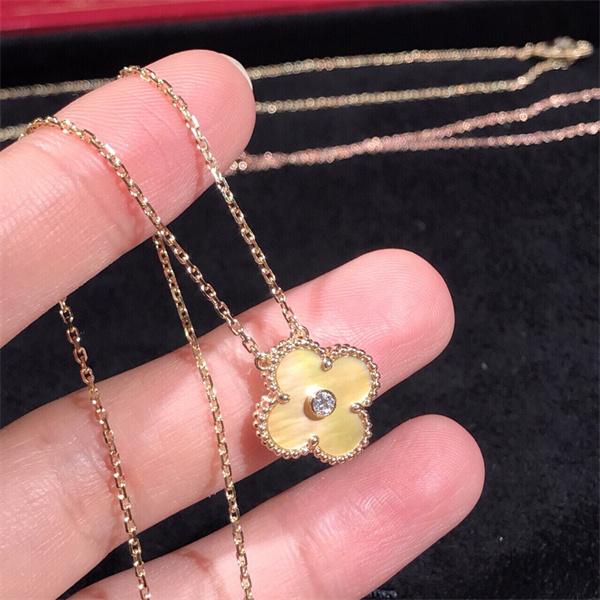 ネックレス VCA ヴァン ヴァン クリーフ＆アーペル コピー シェル調 ゴールド 高级 プレミアム 仕上げ