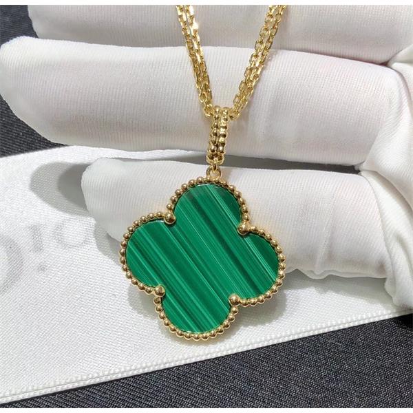 ネックレス グリーン ストーン調 VCA ヴァン ヴァン クリーフ＆アーペル コピー 限定 希少 インパクト