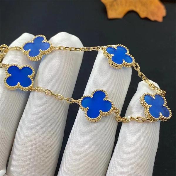 VCA ヴァン ヴァン クリーフ＆アーペル 偽物 ブレスレット ブルー ゴールド 新品 新作 フレッシュ