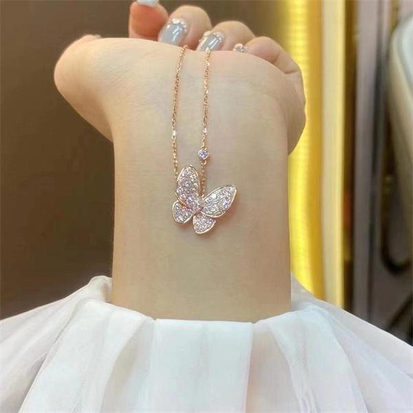 フラワーモチーフ ネックレス ダイヤ調 VCA ヴァン ヴァン クリーフ＆アーペル コピー 在庫僅少 上質感