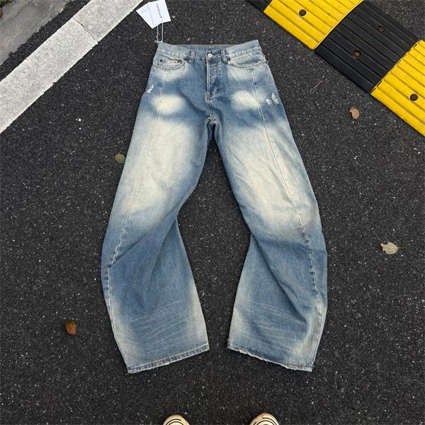 デニムパンツ ACNE STUDIO アクネ ストゥディオズ コピー ヴィンテージ加工 ブルー 風合い重視 売れ筋