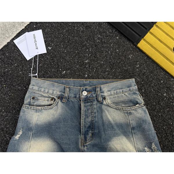 デニムパンツ ACNE STUDIO アクネ ストゥディオズ コピー ヴィンテージ加工 ブルー 風合い重視 売れ筋