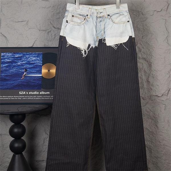 ドッキング デニムパンツ  個性表現 モード系 希少 ACNE STUDIO アクネ ストゥディオズ スーパーコピー