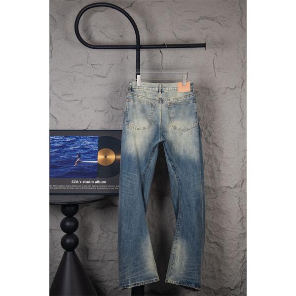ACNE STUDIO アクネ ストゥディオズ 偽物 デニムパンツ フェード加工 ブルー 立体シルエット 入手困難