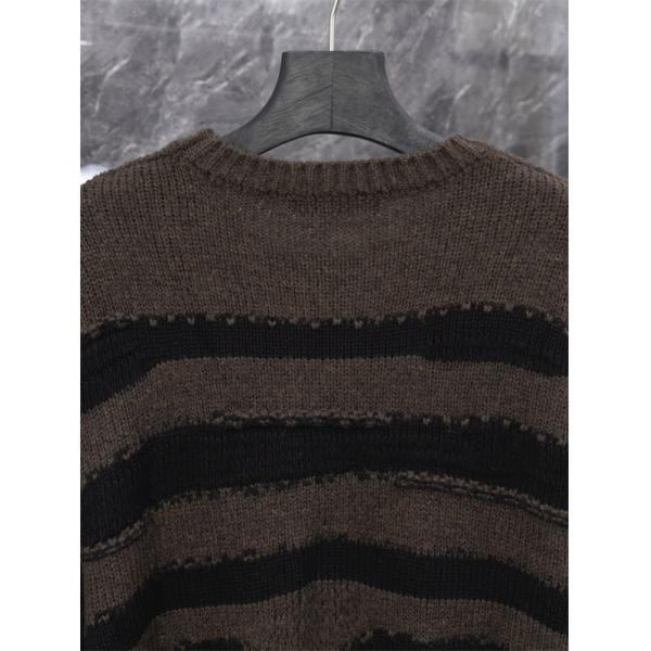 ニット セーター ブラウン 配色デザイン ラフ感 売れ筋 ACNE STUDIO アクネ ストゥディオズ コピー