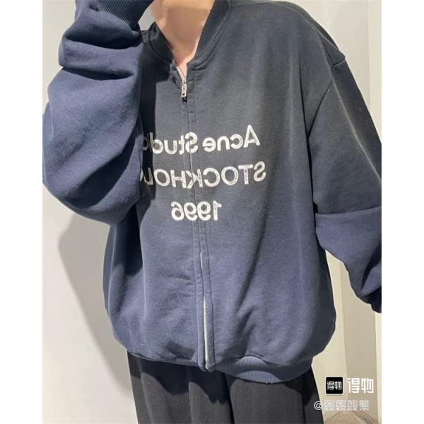 秋冬 人気 ブラック ロゴ ACNE STUDIOS アクネ ストゥディオズ コピー スウェット 新作 定番