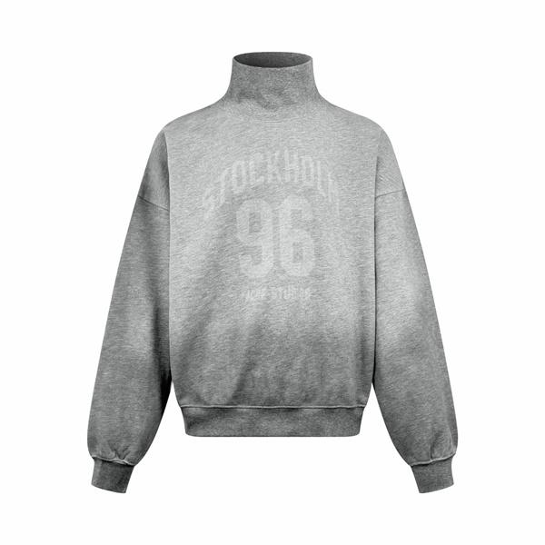 新作 グレー ナイロン ジップジャケットACNE STUDIOS アクネ ストゥディオズ コピー  注目 モード系