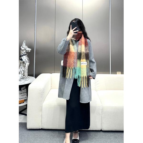 あったか マルチカラー チェック ACNE STUDIOS アクネ ストゥディオズ