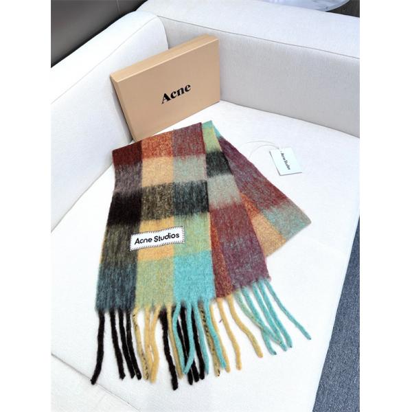 あったか マルチカラー チェック ACNE STUDIOS アクネ ストゥディオズ