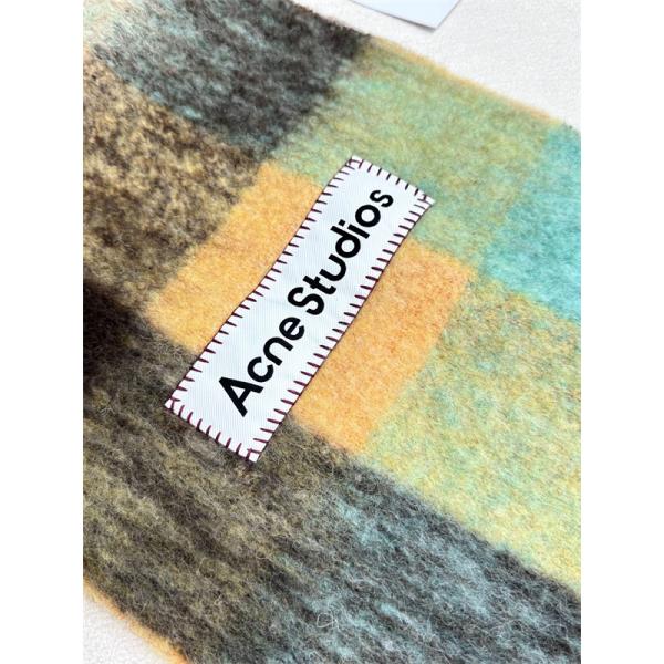 あったか マルチカラー チェック ACNE STUDIOS アクネ ストゥディオズ コピー マフラー 個性派