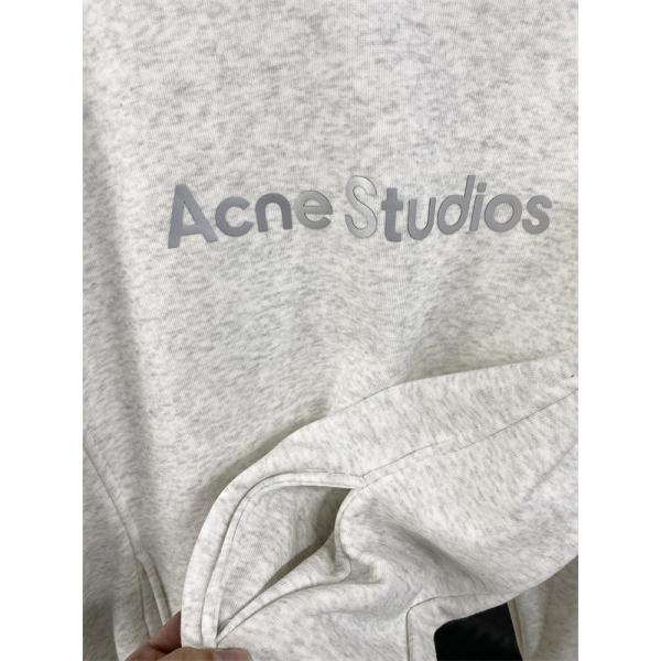 ACNE STUDIOS アクネ ストゥディオズ コピー シンプル ブラック ロゴ パーカー カジュアル