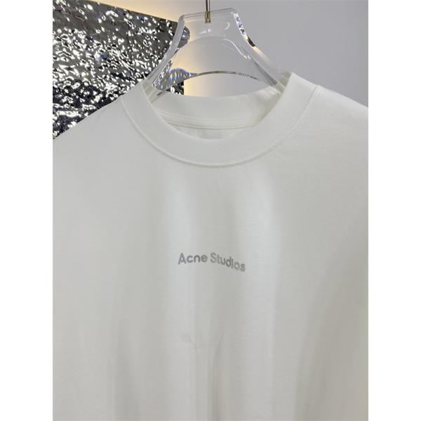 秋冬 上品 ブラック ロゴ ACNE STUDIOS アクネ ストゥディオズ コピー ロングTシャツ 洗練感