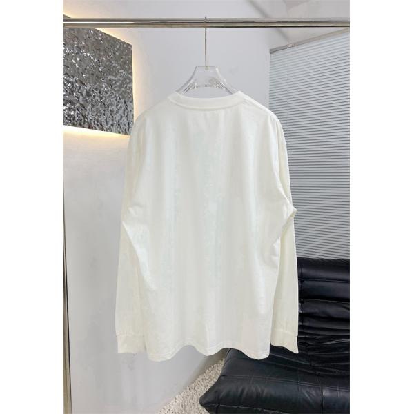  秋冬 高評価 ホワイト プリント ロングTシャツ ACNE STUDIOS アクネ ストゥディオズ コピー