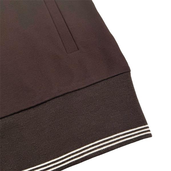 MIUMIU ミュウミュウ コピー 秋冬 防風 ブラウン バイカラー ジップジャケット 品格