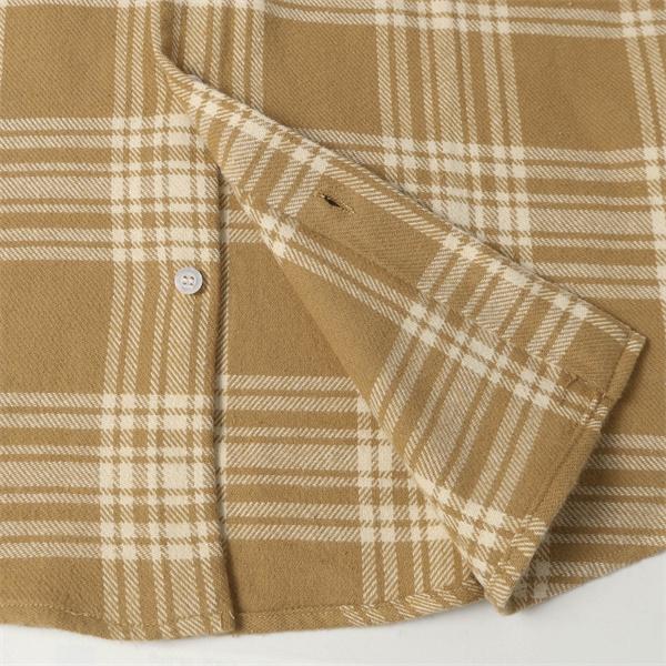 2025秋冬対応 起毛 キャメル チェック シャツ おすすめ MIUMIU ミュウミュウ コピー