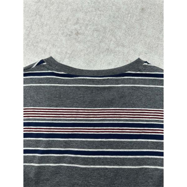 MIUMIU ミュウミュウ コピー 秋冬 厚み チャコール ボーダー ロングT トレンド