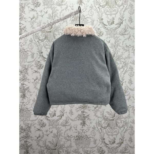 MIUMIU ミュウミュウ コピー 秋冬 もこもこ ダークブラウン ボア ブルゾン 期間限定