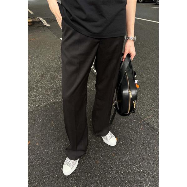 秋冬 端正 ブラック スラックス 洗練 トレンド MIUMIU ミュウミュウ コピー