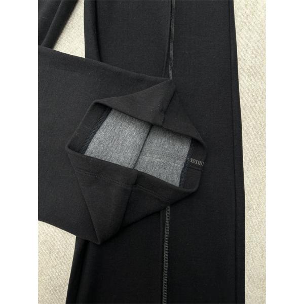 2025秋冬 ふんわり グレー ニットパンツ 着心地抜群 MIUMIU ミュウミュウ コピー