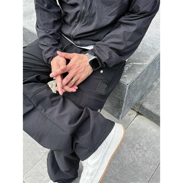 MIUMIU ミュウミュウ コピー 秋冬 タフ ライトグレー カーゴパンツ モード系