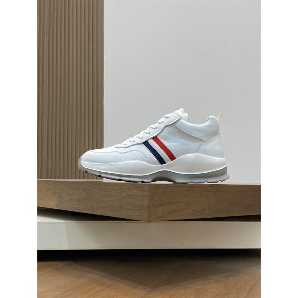 MONCLER 激安 Promyx Space ハイカットスニーカー メンズ レディース 羊毛ライニング 厚底 レザースニーカー 撞色デザイン