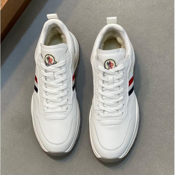 MONCLER 激安 Promyx Space ハイカットスニーカー メンズ レディース 羊毛ライニング 厚底 レザースニーカー 撞色デザイン