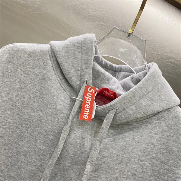 2025秋冬 グレー 配色 定番 ストリート おしゃれ SUPREME シュプリーム コピー パーカー