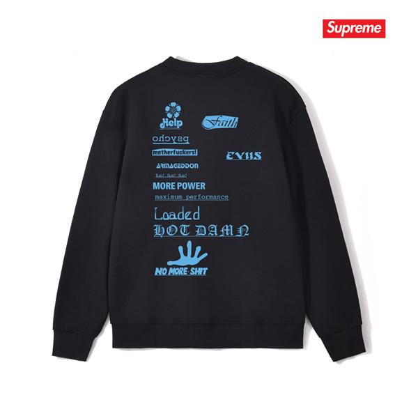 SUPREME シュプリーム コピー 秋冬 ぬくもり系 大人モード ブラック トレンド スウェット