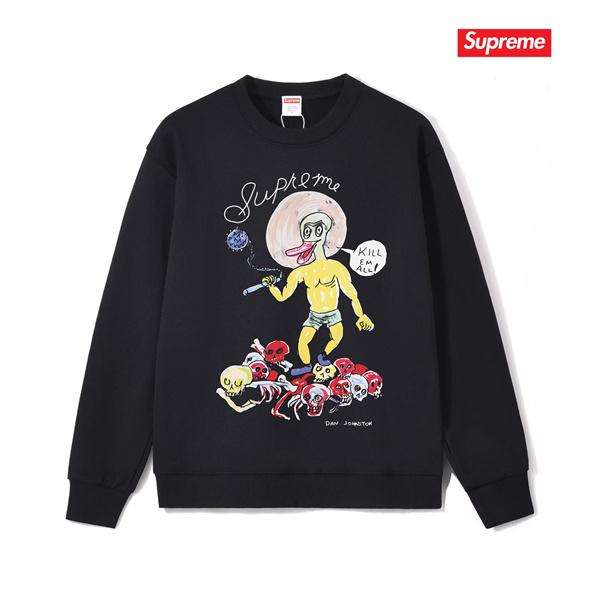 秋冬 防寒 ブラック 希少 プリント SUPREME シュプリーム スーパーコピー スウェット