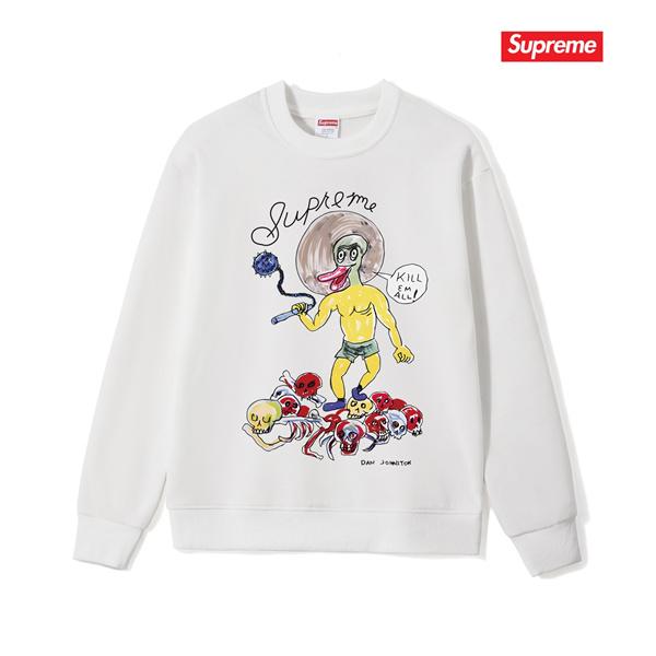 秋冬 防寒 ブラック 希少 プリント SUPREME シュプリーム スーパーコピー スウェット