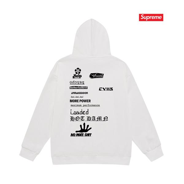 2025秋冬 厚地 ブラック 話題作 バックプリント SUPREME シュプリーム 偽物 パーカー