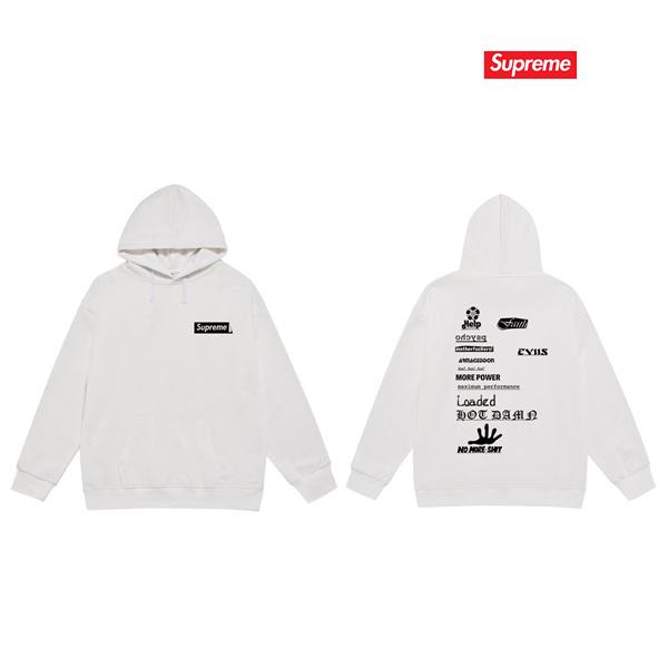 2025秋冬 厚地 ブラック 話題作 バックプリント SUPREME シュプリーム 偽物 パーカー