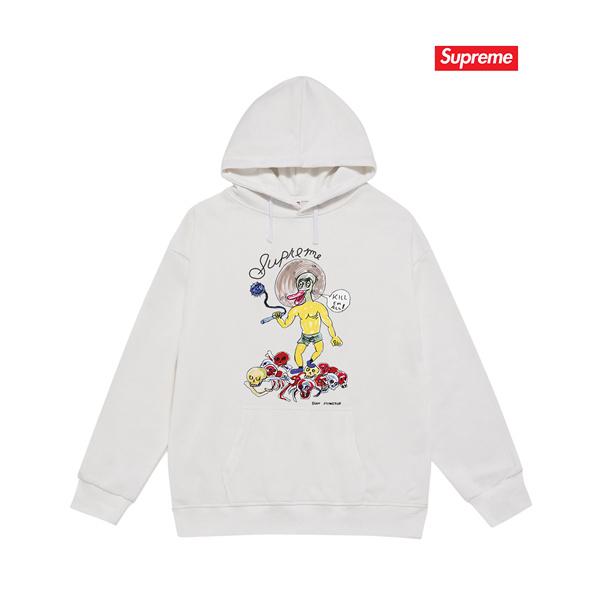 SUPREME シュプリーム コピー 秋冬対応 肌触り良好 ホワイト 数量限定 パーカー