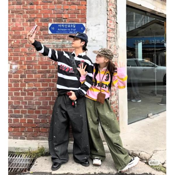 高品質 トレンド ボーダー 定番 人気爆発 SUPREME シュプリーム コピー 長袖ｔシャツ