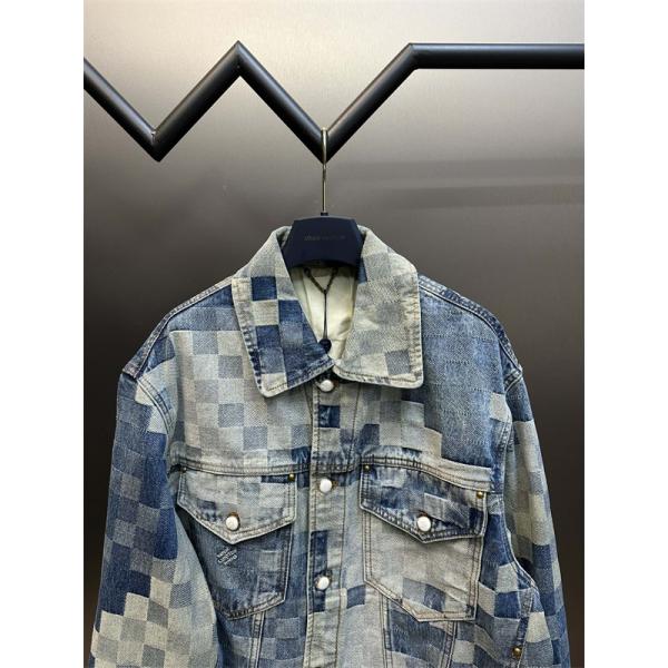 オーバーサイズ デニムジャケット ユニセックス トレンド LOUIS VUITTON ルイヴィトン コピー