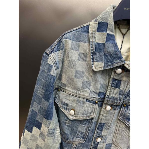 オーバーサイズ デニムジャケット ユニセックス トレンド LOUIS VUITTON ルイヴィトン コピー