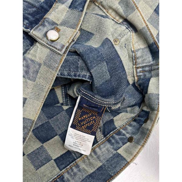 オーバーサイズ デニムジャケット ユニセックス トレンド LOUIS VUITTON ルイヴィトン コピー
