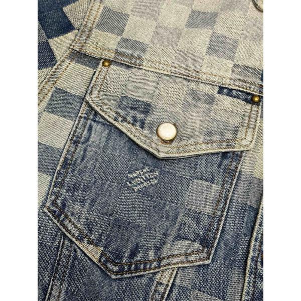 オーバーサイズ デニムジャケット ユニセックス トレンド LOUIS VUITTON ルイヴィトン コピー